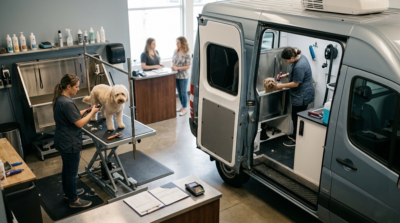 Illustration: Business Financing Options for Groomers with Bad Credit: A Complete 2026 Guide